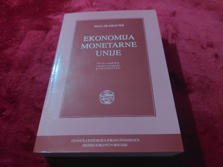 Ekonomija monetarne unije Paul de Grauwe