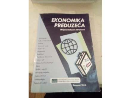 Ekonomika preduzeća - Ratković-Abramović