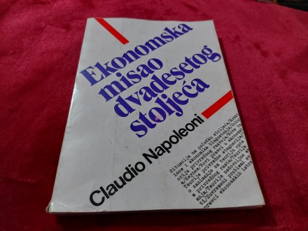 Ekonomska misao dvadesetog stoljeća Claudio Napoleoni