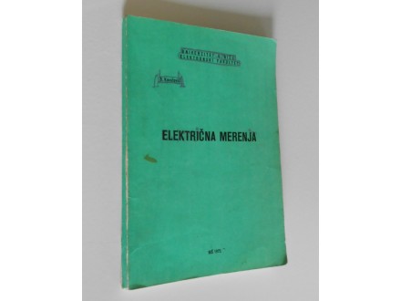 Električna merenja - B. Kovačević