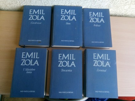 Emil Zola Odabrana dela 6 knjiga