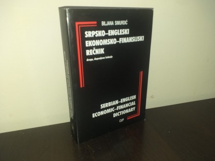 Englesko-srpski ekonomsko-finansijski rečnik Biljana Si