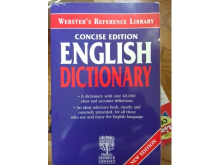 English Dictionary, concise edition