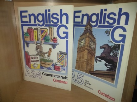 English G - A3/4 , A5