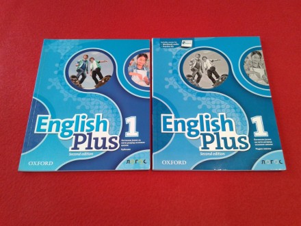 English plus 1 (udžbenik + radna sveska) nekorišćeno