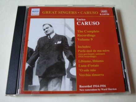 Enrico Caruso - Caruso: Complete Recordings, Volume 9