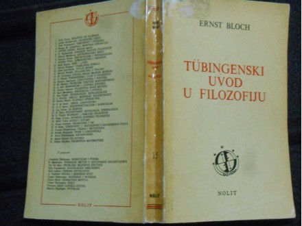 Ernst Bloch: Tubingenski uvod u filozofiju,Nolit