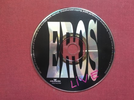 Eros Ramazzotti - ERoS LiVE (bez omota-samo CD) 1998