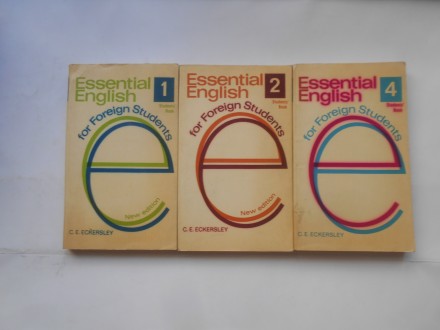 Essential english 1-2-4, for foreign students, Longman