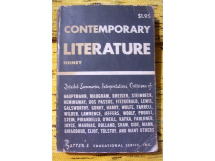 Essentials of Contemporary Literature - Donald Heiney