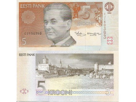 Estonia Estonija 5 krooni 1994. UNC