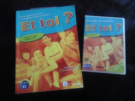 Et toi francuski jezik za 5 peti udžbenik i CD