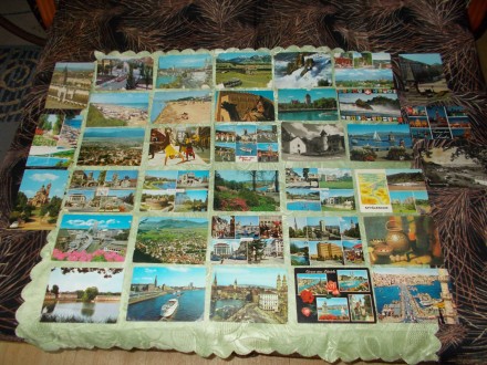 Evropa - kolekcija od 36 razglednica iz 60-ih i 70-ih
