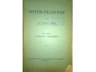 F.Veber, SISTEM FILOZOFIJE, I: O BISTVU PREDMETA, 1921.