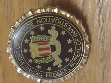 FBI reverna znackica  2cm original