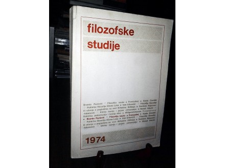 FILOZOFSKE STUDIJE V/1974