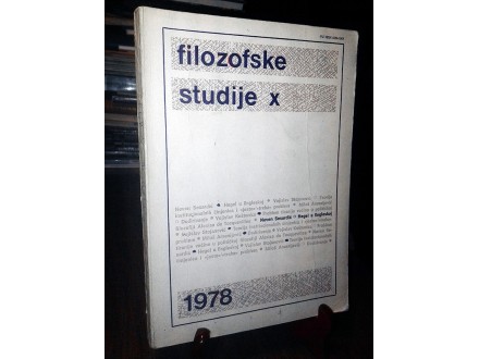 FILOZOFSKE STUDIJE X/1978