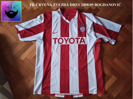 FK Crvena Zvezda dres 2007/08 Bogdanovic - RARITET