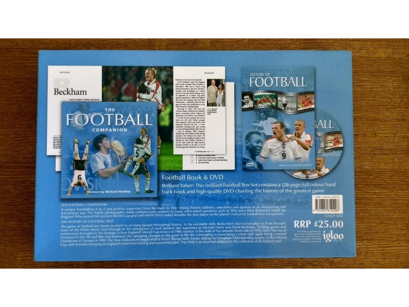 FOOTBALL BOOK AND DVD