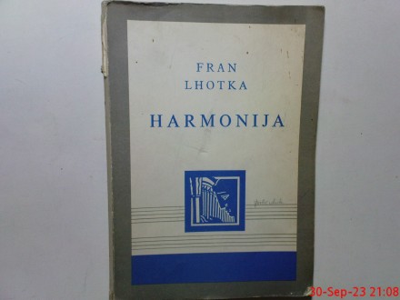 FRAN  LHOTKA  -  HARMONIJA