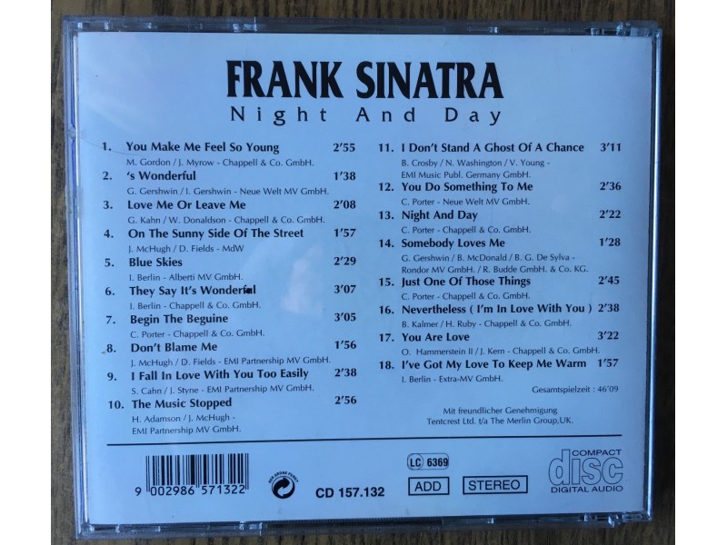 FRANK SINATRA - Night And Day