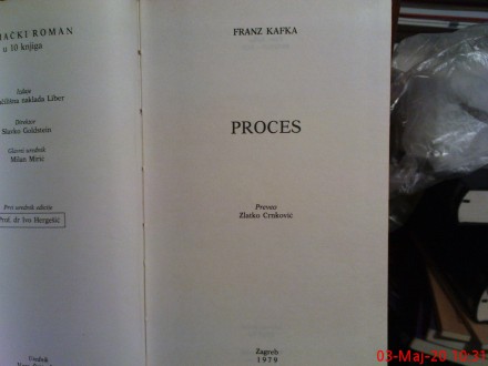 FRANZ KAFKA   -  PROCES