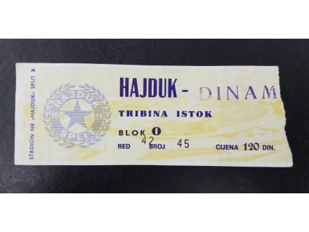 FUDBAL: HAJDUK (Split) - DINAMO (Zagreb) 19.07.1981