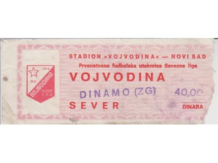 FUDBAL: VOJVODINA - DINAMO (Zagreb) 18.02.1990