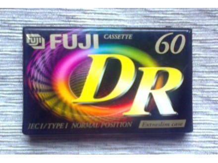 FUJI 2 komada Cassette DR-60 (Extraslim Case)u celofanu