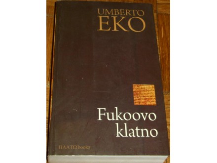 FUKOOVO KLATNO - Umberto Eko
