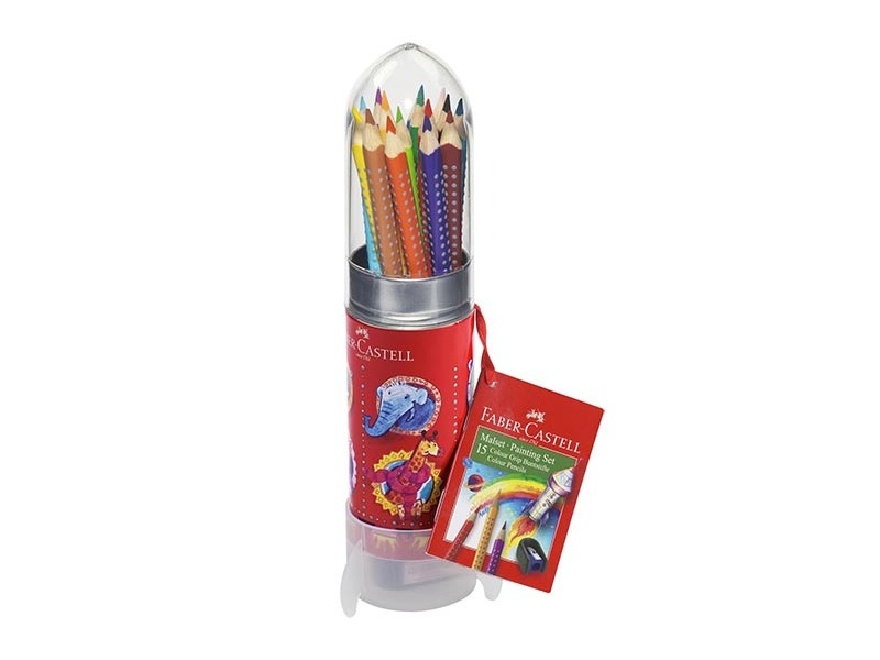 Faber-Castell Colour Set - Grip, Painting &; Drawing, Rocket - Faber-Castell