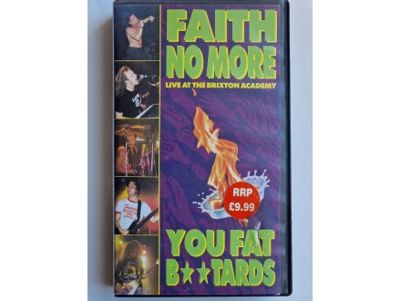 Faith No More You Fat B**Tards Brixton VHS heavy metal
