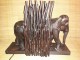 Fantasticna Velika Lampa u Obliku Slona od Africkog Drv slika 3