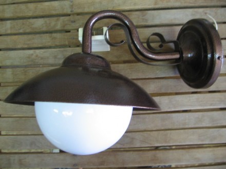 Fenjer - zidna lampa 37P braon