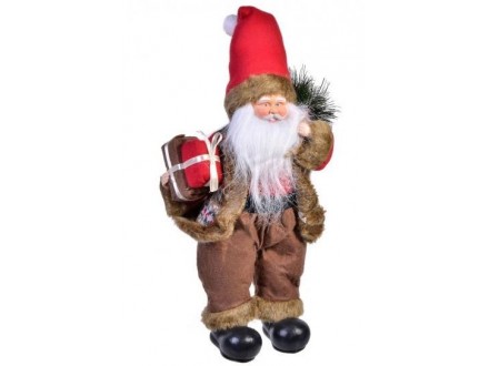 Figura Deda Mraza sa poklonima 40cm