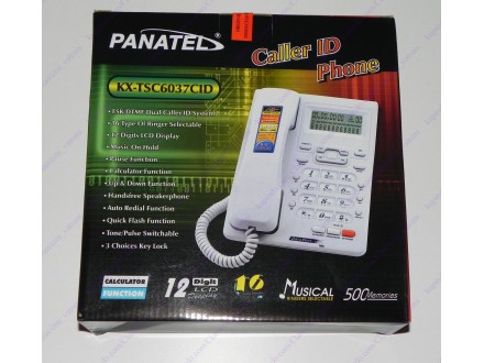 Fiksni telefon Panatel + BESPL DOST. ZA 3 ART.