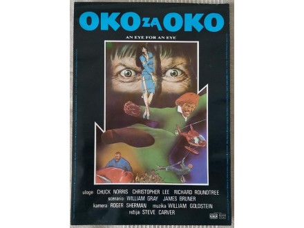Filmski plakat An Eye For An Eye / Chuck Norris