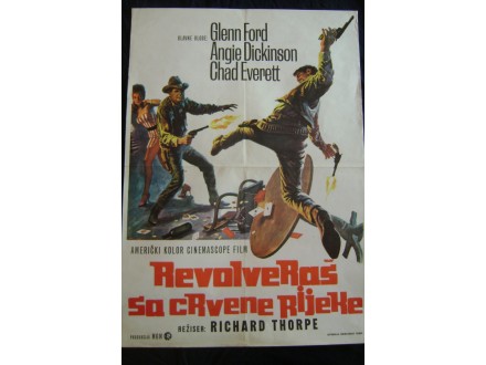 Filmski poster REVOLVERAS SA CRVENE RIJEKE 1967