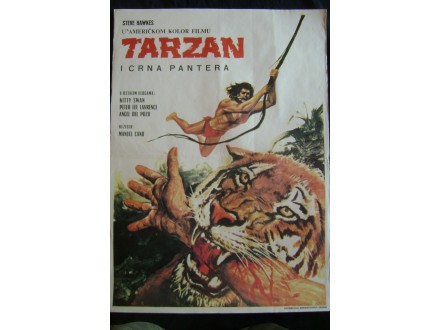 Filmski poster TARZAN I CRNA PANTERA 1975
