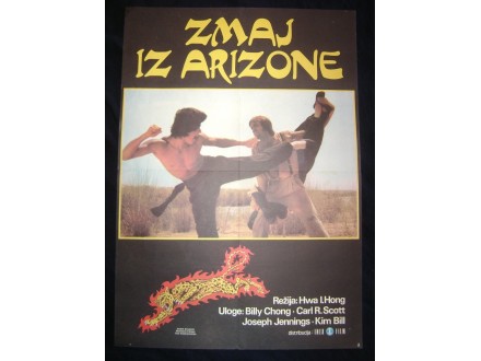 Filmski poster ZMAJ IZ ARIZONE 1979 Billy Chong