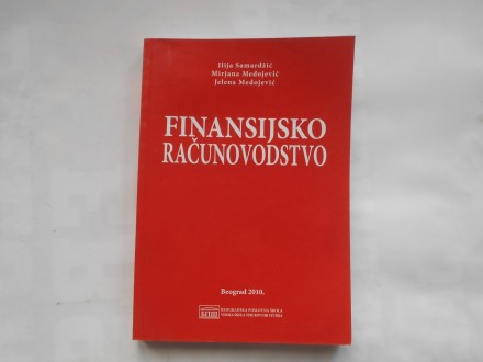 Finansijsko računovodstvo, Ilija Samardžić, BPŠ
