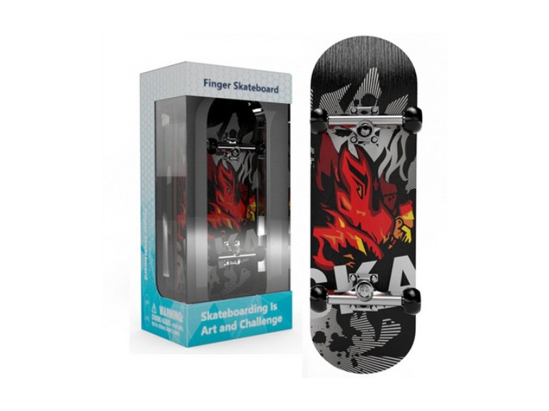 Finger skateboard, profi mini skejt, Maple, vatra