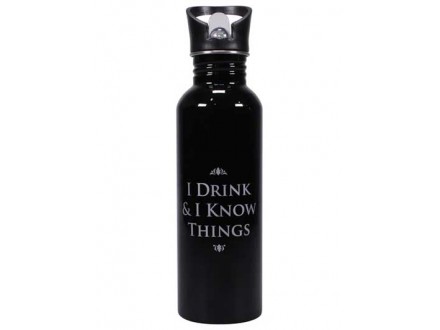 Flaša - GOT, I Drink and I know things, 750 ml - Game of Thrones