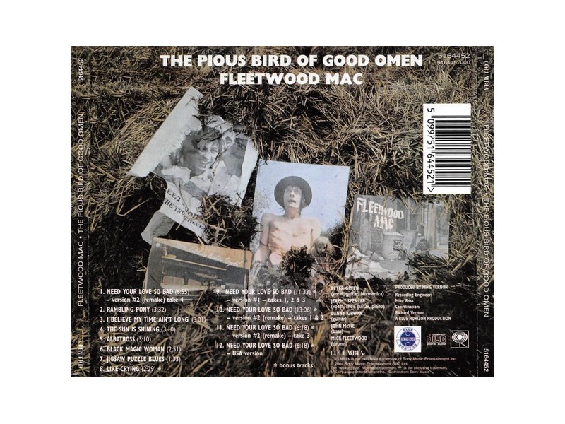 Fleetwood Mac – The Pious Bird Of Good Omen(cd)