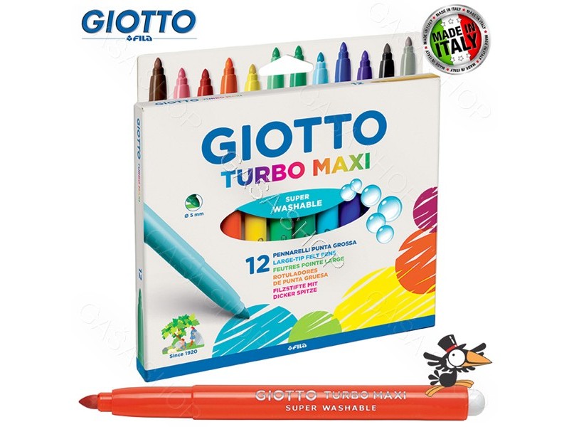 Flomasteri Fila Giotto maxi 1/12 kom 454000 - Novo