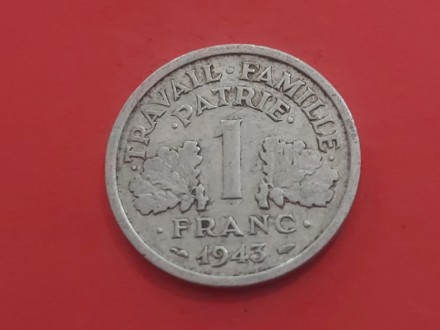Francuska  - 1 franc 1943 god