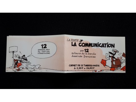 Francuska 1989. Strip komunikacije ** Karnet Mi H 11