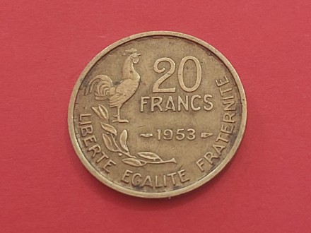 Francuska  - 20 francs 1953 god