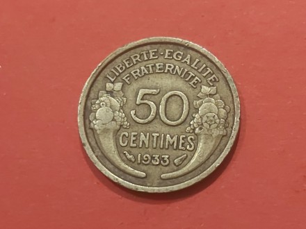 Francuska  - 50 centimes 1933 god