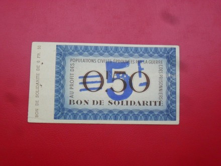 Francuska-France 0.5 Franc 1940, P6857, eR